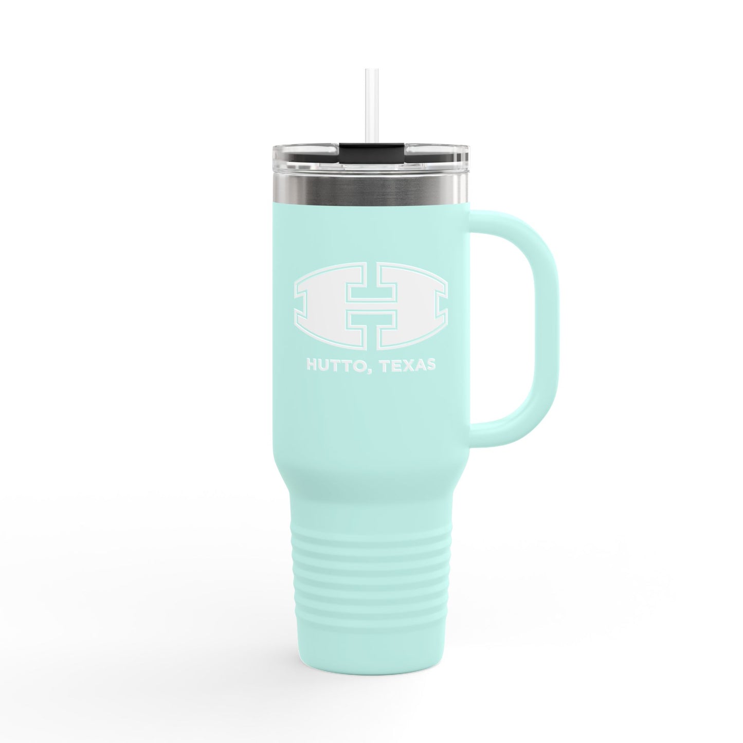 Big H 40oz Insulated Travel Mug- Hutto, Texas Tumbler